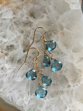 Gem Trio Earrings | London Blue