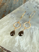 Sarina Earrings / Smokey Quartz