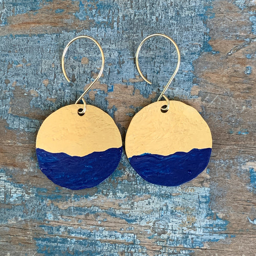 Santorini Earrings | Blue