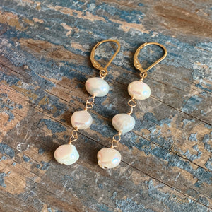 Pearl Trio Earrings