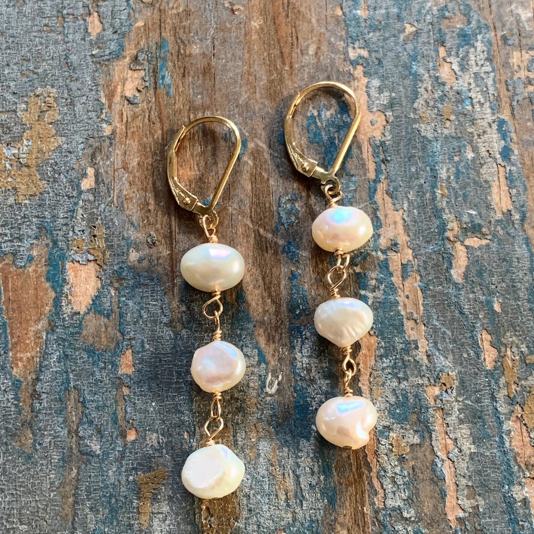 Pearl Trio Earrings