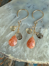 Gem Trio Earrings | Sunstone