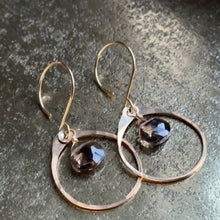Juliet Earrings | Whiskey Quartz