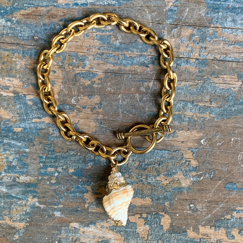 Sea Shell Charm Bracelet