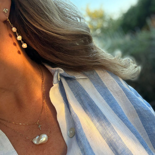 Pearl Trio Earrings