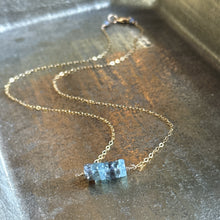Ava Necklace | Moss Aquamarine