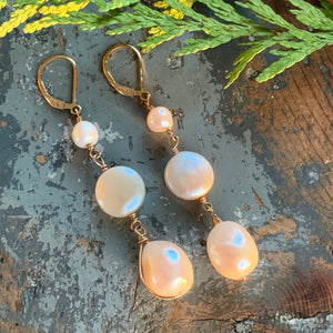 Pearl Trio Earrings