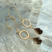 Sarina Earrings / Smokey Quartz