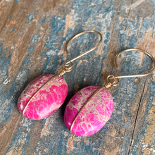 Pink Agate Earrings
