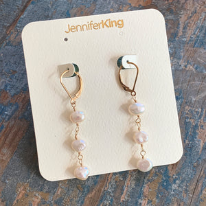 Pearl Trio Earrings