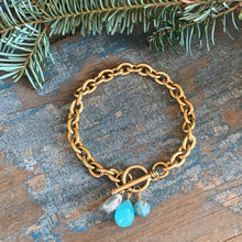 Charm Trio Bracelet / Aqua