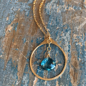 Lia Necklace / Blue