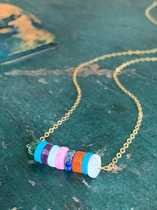 Ava Necklace - Multi Stone
