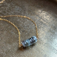 Ava Necklace | Moss Aquamarine