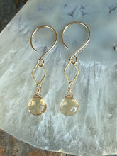 Champagne Quartz Earrings