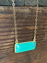 Window Necklace / Aqua