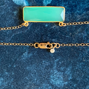 Window Necklace / Aqua