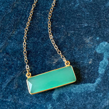 Window Necklace / Aqua