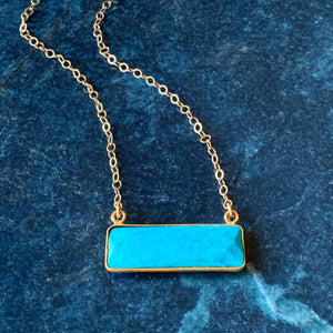 Window Necklace / Turquoise