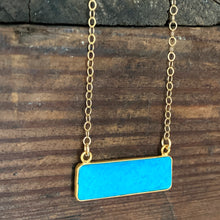 Window Necklace / Turquoise