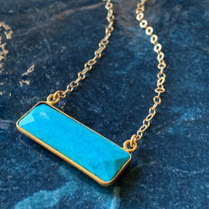 Window Necklace / Turquoise