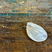 Shell Teardrop Necklace