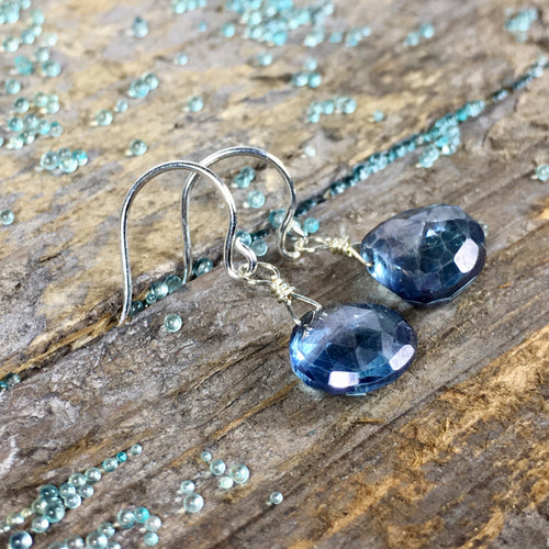 Blue Quartz Earrings