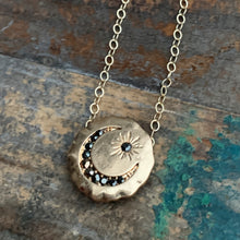 Moon and Star Necklace