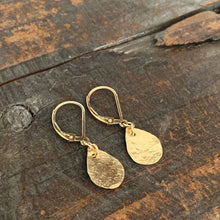 Golden Teardrop Earrings