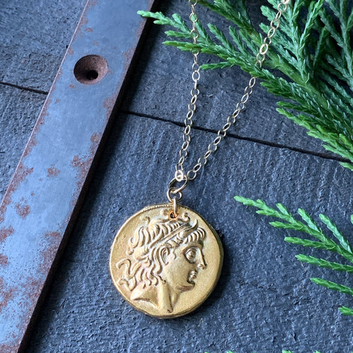 Ancient Greek Coin Necklace
