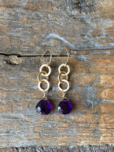 Eve Earrings / Purple