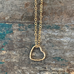 Heart Necklace - Small / Sparkle