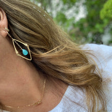 Florence Earrings / Aqua