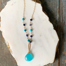 Cecilia Necklace / Aqua