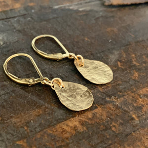 Golden Teardrop Earrings