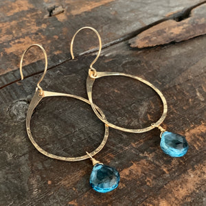 Sophia Earrings / Blue