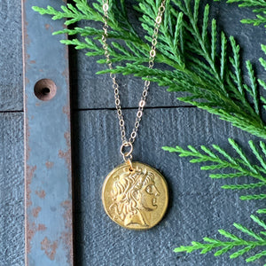 Ancient Greek Coin Necklace