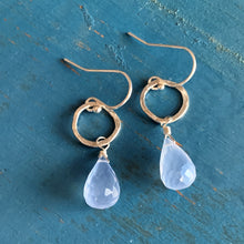 Sarina Earrings / Silver + Lavender