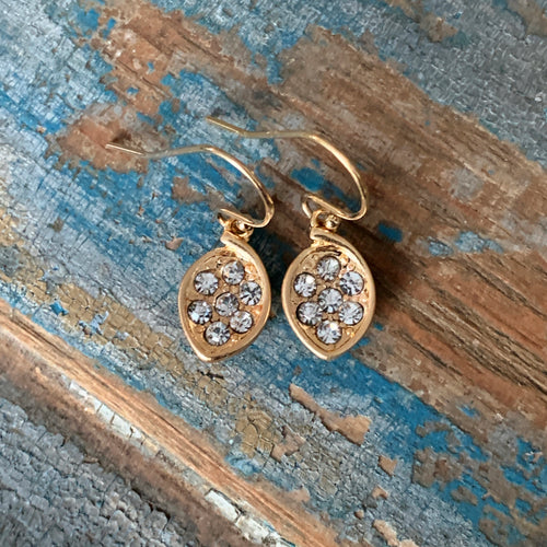 Crystal Petal Earrings