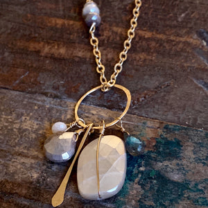 Olivia Necklace - Moonstone