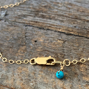 Turquoise Bar Necklace