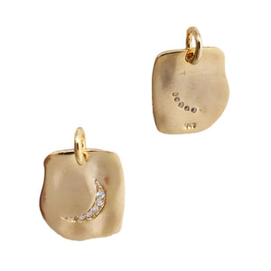 CZ Moon Necklace