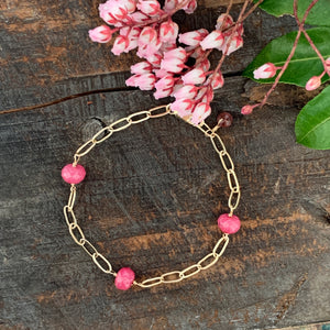 Skylar Bracelet - Pink