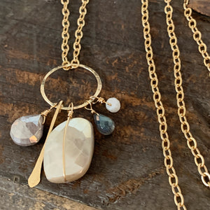 Olivia Necklace - Moonstone