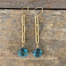 Maria Earrings/ London Blue