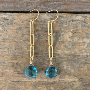 Maria Earrings/ London Blue