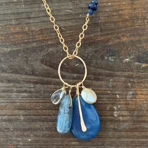 Olivia Necklace - Blue