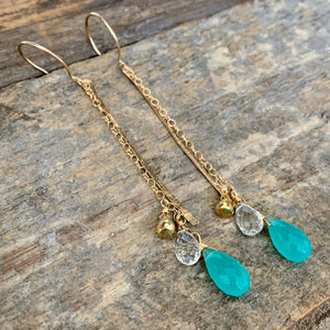Venice Earrings / Aqua