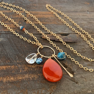 Olivia Necklace - Orange