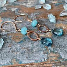 Laine Earrings - Aqua